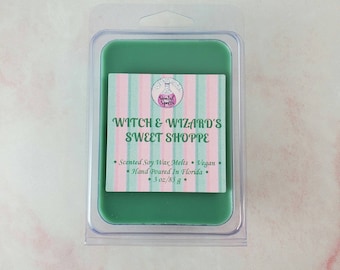 Witch & Wizard's Sweet Shoppe / Soy Wax Melts / Wizarding World / Bookish Fandom Wax Melts / Joke Shop / Bookstagram