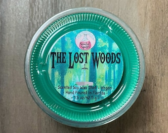 The Lost Woods / Soy Wax Melts / Vegan / Gift For Him / Gift For Her / Video Game Inspired / Hero / Link / Sample Size / Earthy