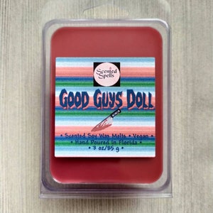 Good Guys Doll / Soy Wax Melts / Vegan / Chucky / Halloween Wax Melts / Killer Doll / Funny Gifts / Blood Orange