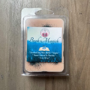 Book Magick / Soy Wax Melts / Vegan Wax Melts / Cozy /Fantasy / Book Lover Gift / Gift For Her / Bookstagram