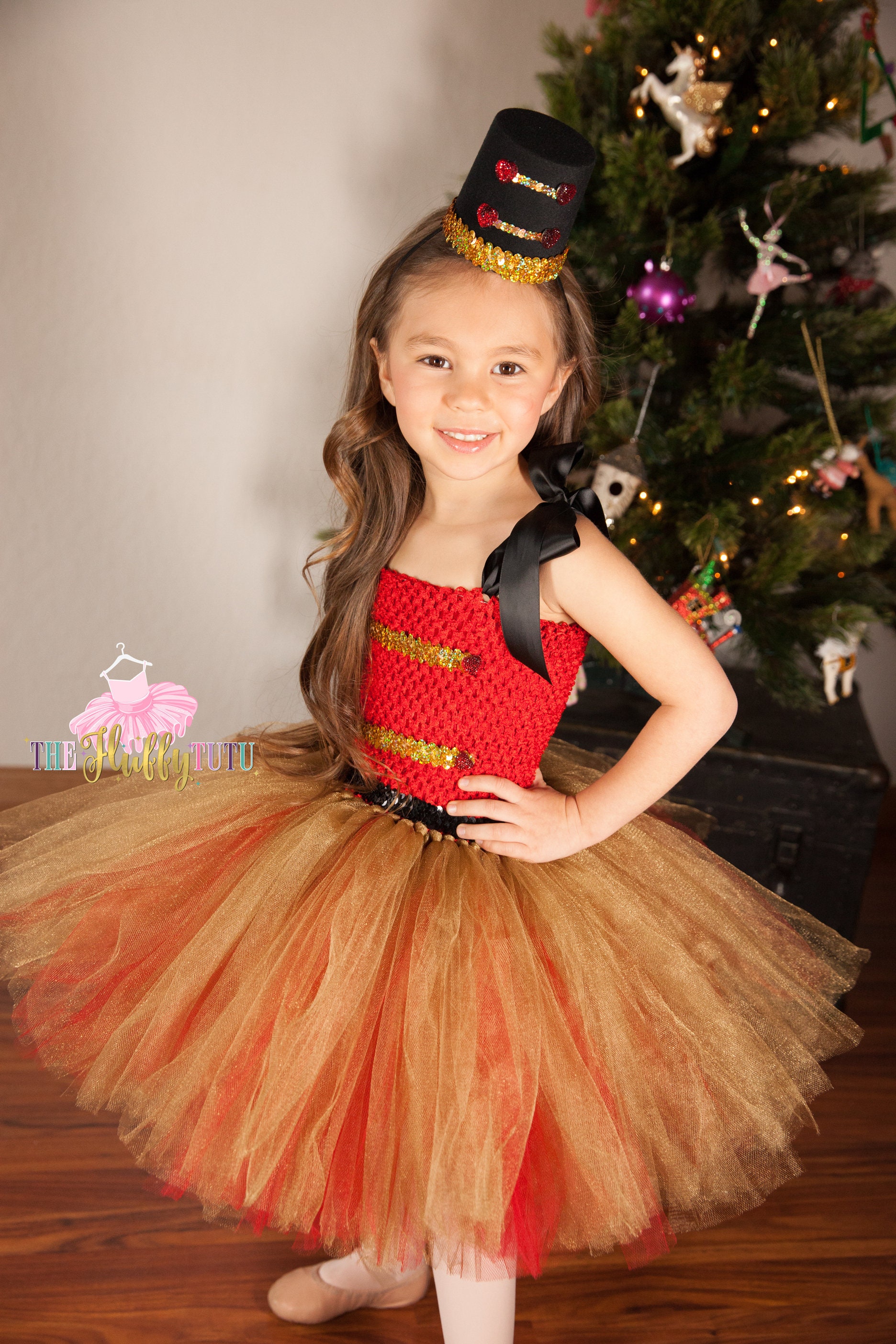 Tutu top dress christmas
