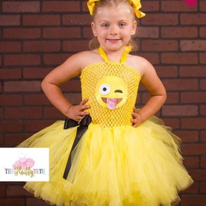 Halloween Costume For Girl, Dress Up Outfit, Emoji Outfit, Gift For Teeen Girl, Birthday Dress For Girls, Photoshoot Dress