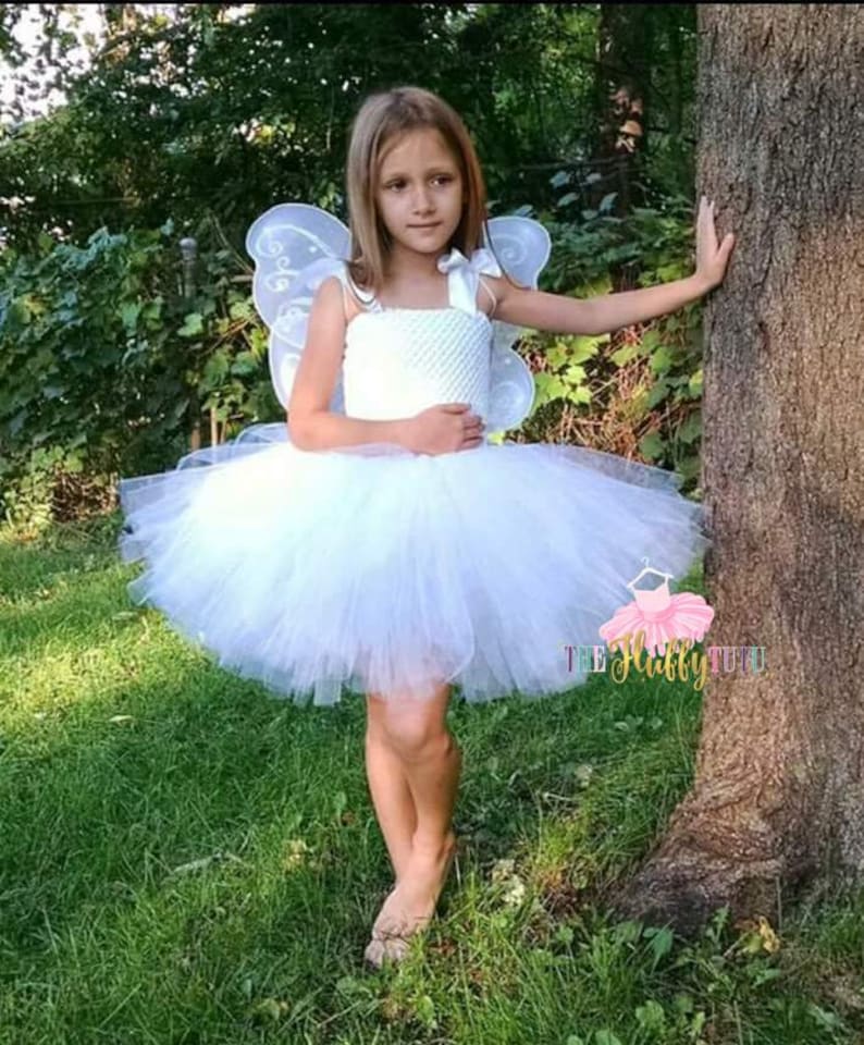 white tutu dress baby girl