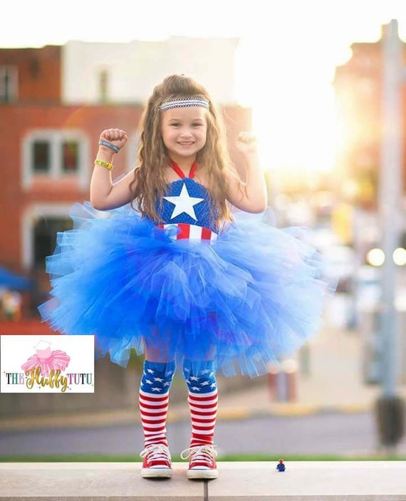 Captain America tutu dress