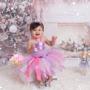 Christmas Dress Baby Girl, Photoshoot Outfit Baby Girl, Holiday Tutu Dress baby, Christmas Gift For Girl, Tutu Dress