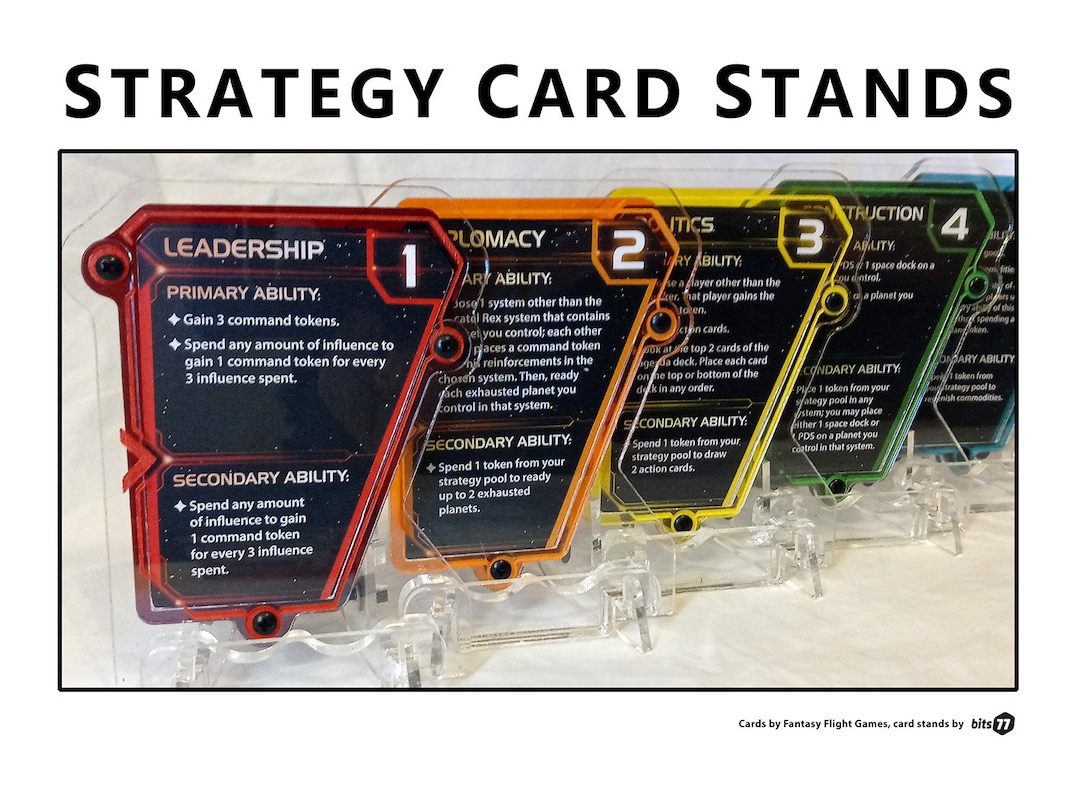 Strategy Card Stands for Twilight Imperium 4! - Etsy