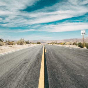 Joshua Tree National Park Road / Landscape Photography / Fine Art Print / Wall Decor image 2