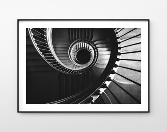 Staircase No.9278 / Wrocław / Architecture Photography / Fine Art Print / Wall Decor