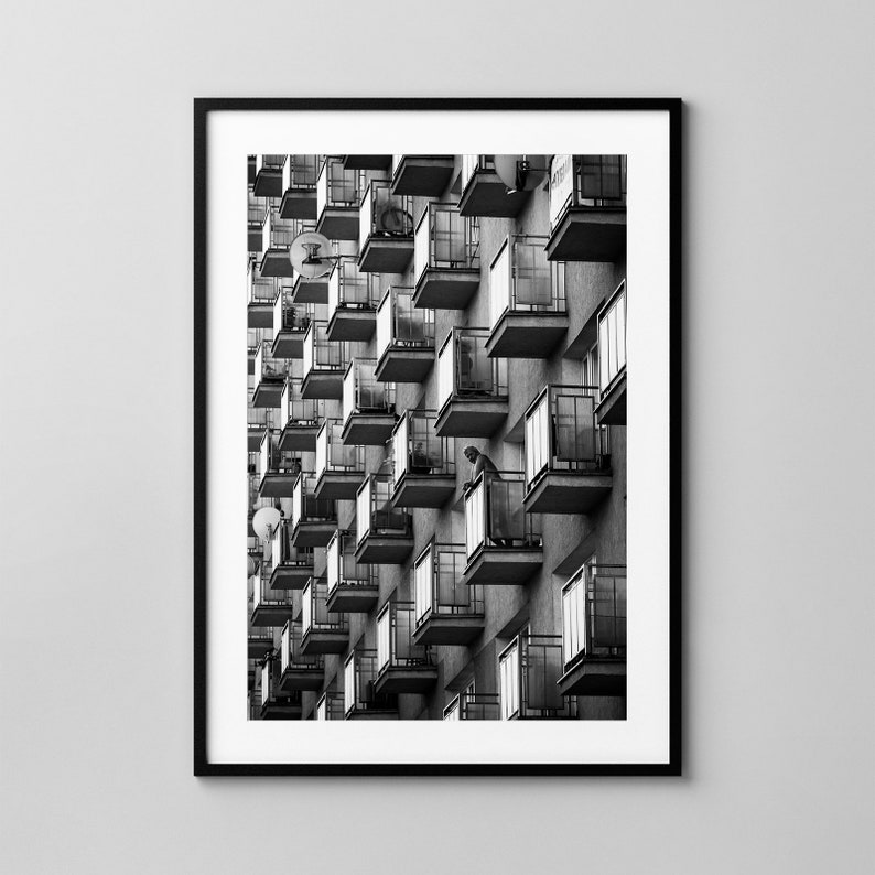 Ordinary Day No. 4030 / City Pattern / Brutalist Architecture / Photography / Fine Art Print / Wall Decor / Street Photo / Limited image 1