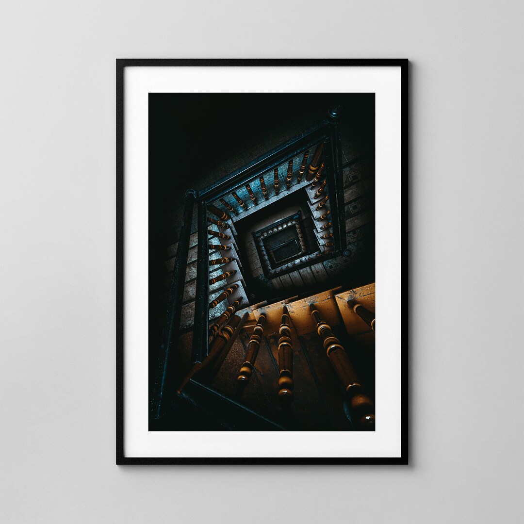 Staircase No.1492 / Wrocław / Architecture Photography / Fine Art Print ...