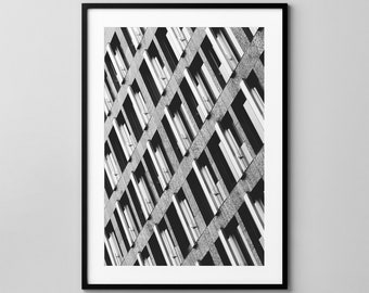 City Pattern No.0732 / Warszawa / Architecture Photography / Fine Art Print / Wall Decor