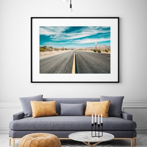 Joshua Tree Nationalpark Straße / Landschaft Fotografie / Fine Art Print / Wand-Dekor Bild 3