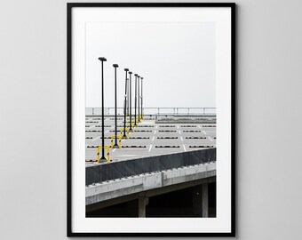 Stadium Wrocław / Urban Geometry / Fine Art Print / Wall Decor