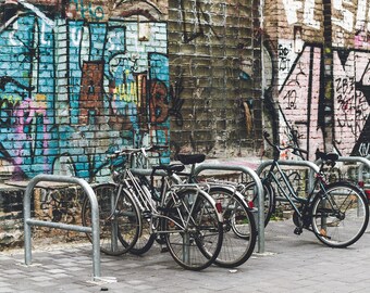 Bicycle parking / Berlin / Street Photography / Fine Art Print / Wall Decor / Poster