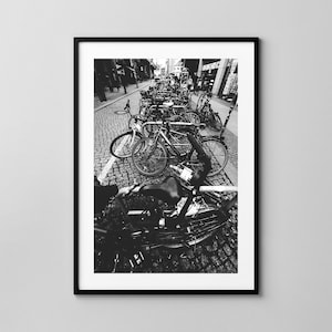 Bicyckles / Berlin Poster / Street Photography / Fine Art Print / Wall Decor / Wall Art