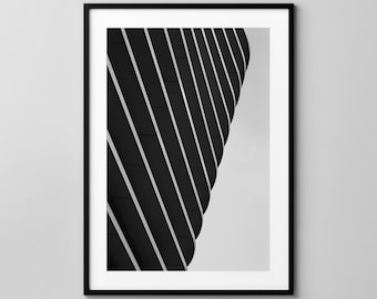 City Pattern No.6099 / Architecture Photography / Black & White / Fine Art Print / Wall Decor / Poster