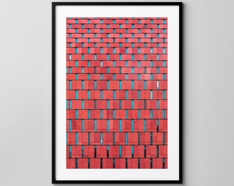 City Pattern No.0301 / Katowice / Architecture Photography / Fine Art Print / Wall Decor