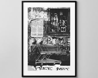 Free Art / Berlin Poster / Street Photography / Fine Art Print / Wall Decor / Wall Art