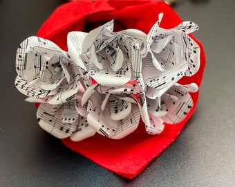 Sheet Music Petite Bouquet of Mini Roses
