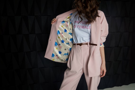 high waist pant suit ladies