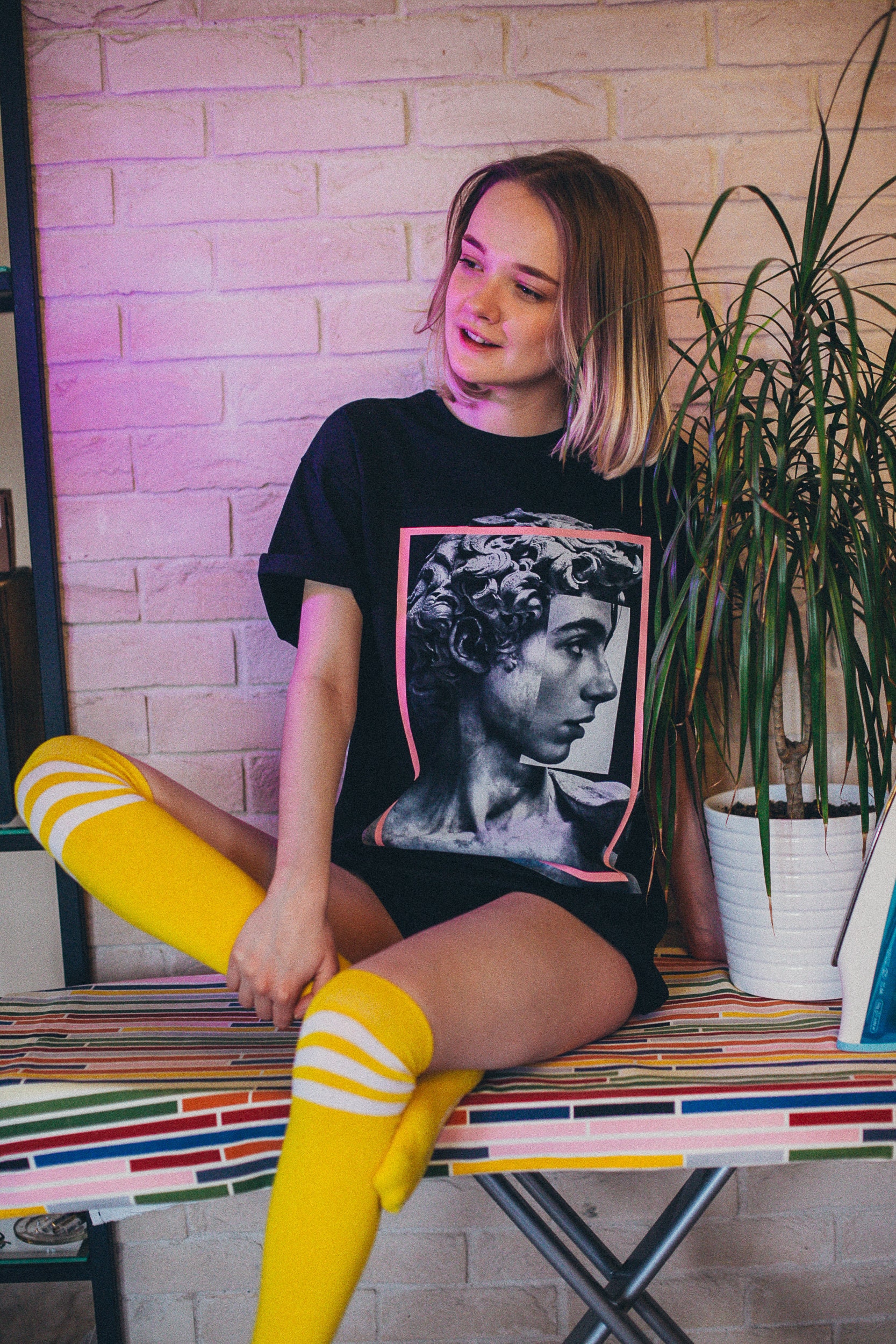 Timothee Chalamet David Statue Sotton Shirt All Sizes Etsy Timothee Chalamet David Statue Sotton Shirt All Sizes Etsy