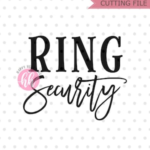リング セキュリティ SVG、リング ベアラー SVG、ウェディング SVG、ブライダル SVG、dxf、png、花嫁チーム SVG、チーム花嫁 SVG、ペタル パトロール SVG、ブライダル パーティー SVG