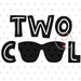 Two Cool SVG Second Birthday Svg Dxf and Png Instant - Etsy