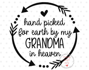 Download Grandma Heaven Svg Etsy