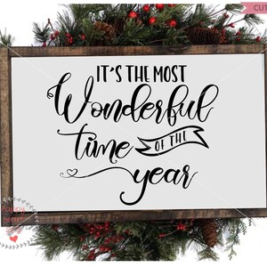 Het is de mooiste tijd van het jaar SVG, Kerstmis dxf, svg en png instant downloaden, vakantie SVG, Kerstmis offerte svg, Kerstmis svg