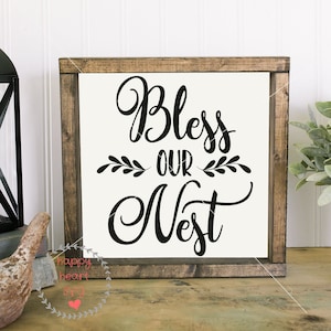 Bless onze nesten SVG, Bless onze Home svg, Home sweet home svg, dxf en png direct downloaden, onze nest SVG, Home SVG voor Cricut en silhouet