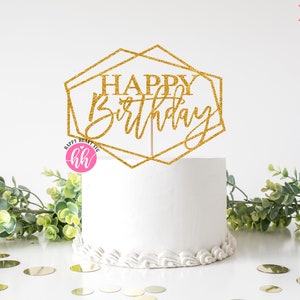 Cake Topper svg, Happy Birthday svg, Birthday Cake Topper SVG, Birthday svg, dxf and png instant download, Cake Toppers SVG, Its My Birthday
