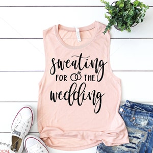 Schwitzen für die Hochzeit SVG, Hochzeit SVG-Datei, Braut Svg, Dxf und Png sofortigen Download, Braut SVG für Cricut und Silhouette sein