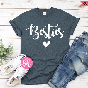 Besties SVG, Hashtag besties Svg, Dxf und Png sofortiger Download, beste Freunde SVG für Cricut und Silhouette, Freunde Svg, BFF Svg, bffs Svg