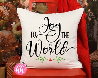 Alegría para el mundo SVG, Navidad svg, dxf y png descarga instantánea, Vacaciones SVG, Navidad cita svg, Joy svg, Amor Alegría Paz svg, Be Merry