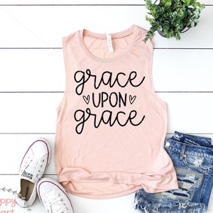 Grace upon Grace SVG, Grace svg, dxf and png instant download, Inspirational SVG, Spiritual SVG, Bible verse svg, Quotes svg, Christian svg