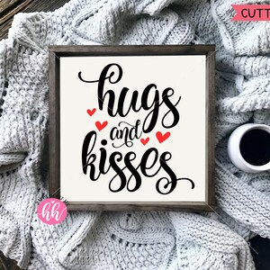 Umarmungen und Küsse Svg, Küsse 25 Cent Svg, Happy Valentine es Day Svg, Dxf, Png sofortigen Download, Valentine SVG, xoxo Svg, Küsse Svg, Umarmungen