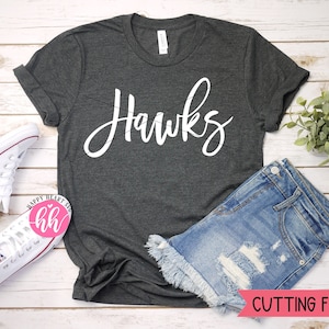 Hawks svg, Hawks Team svg, Game Day SVG, Hawks Fan svg, dxf, png instant download, Hawks Cheer SVG, Hawks Mascot svg, Sports, Hawks design