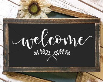 Welcome Home SVG, Front Door Sign, Wedding Decor (Digital Download)