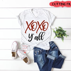 XOXO Yall Svg, Xoxo Svg, Liebe Svg, Valentinstag Svg, Dxf und Png sofortiger Download, Valentine SVG, Kuss SVG, Umarmungen und Küsse Svg, Liebe Svg