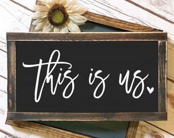 This is Us Family Quote SVG, DXF, PNG (Digital Download)