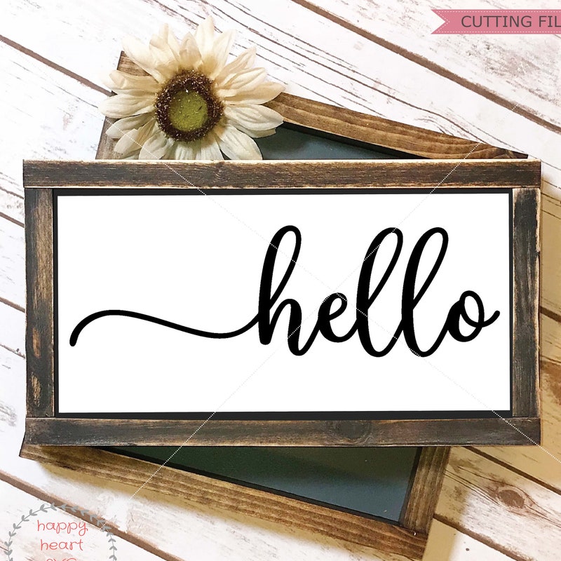 Hello Svg - Etsy Canada