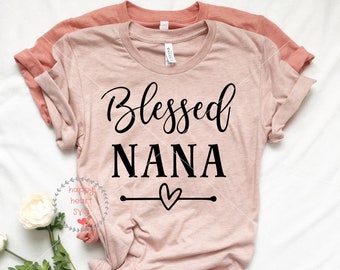 Blessed Nana SVG, Nana SVG, dxf, png instant download, Blessed Grandma SVG for Cricut and Silhouette, Blessed Mimi svg, Grandma svg, Gigi