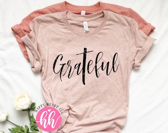 Grateful SVG, Thankful svg, Blessed svg, dxf and png instant download, Faith SVG, Spiritual SVG, Christian svg, thanksgiving svg, Jesus svg