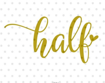 Download Half Birthday Svg Etsy