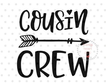 Download Cousin Crew SVG Cousin svg dxf and png instant download | Etsy