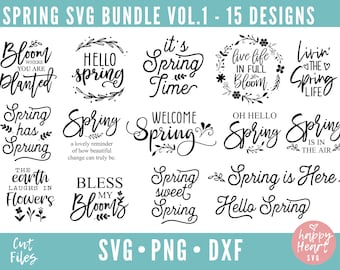 Download Spring Svg Bundle Etsy