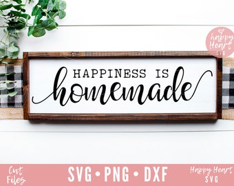 Download Happiness Is Homemade Svg Etsy