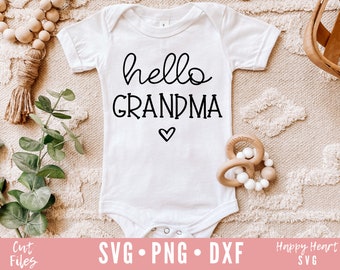 Download Hello Grandma Svg Etsy