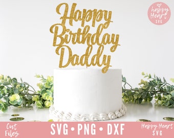 Daddy Cake Topper Etsy