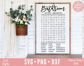Word Search Svg Etsy